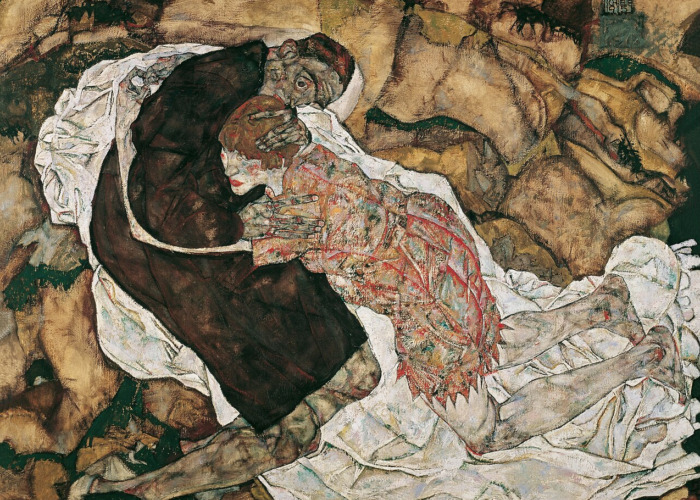 Egon "Death and the Maiden" by Egon Schiele